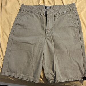Vans Men's Tan Flat Front Shorts
